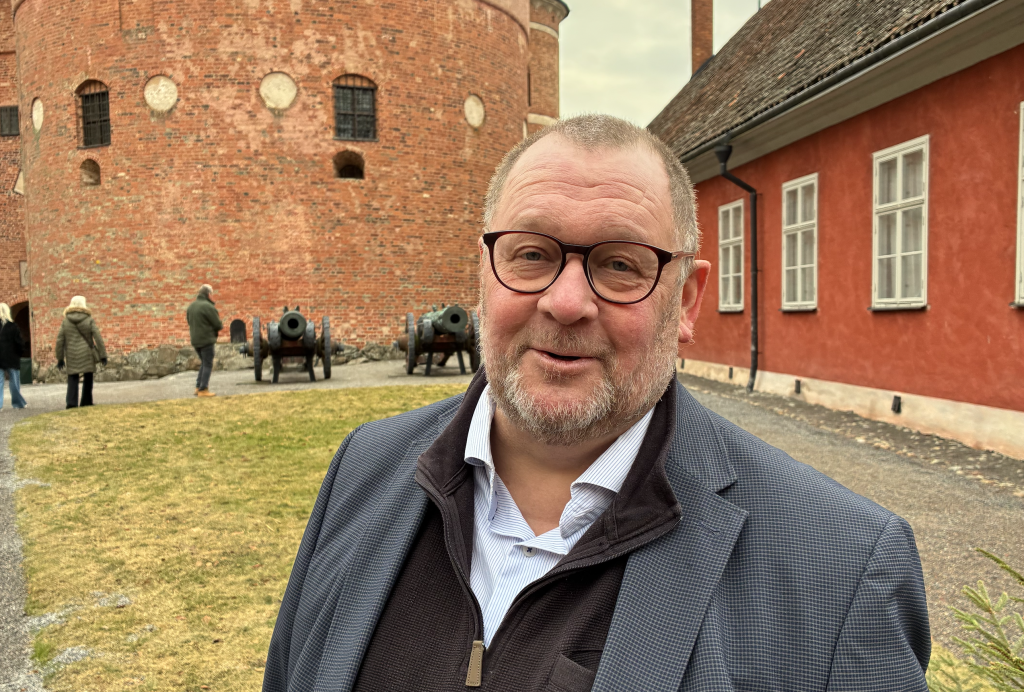 Anders Havdelin inför besöket till Gripsholmsslottet
